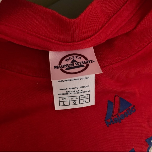 MLB Texas Rangers Vladimir Guerrero 2010 World Series T-Shirt - Picture 4 of 4